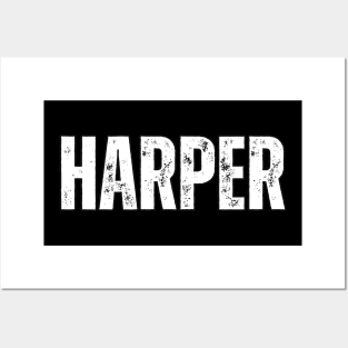 Harper Name Gift Birthday Holiday Anniversary Posters and Art